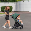 Carrello Bravo BF CRL-8512 - прогулянкова коляска для бездоріжжя, всесезонний візок • Ice Blue