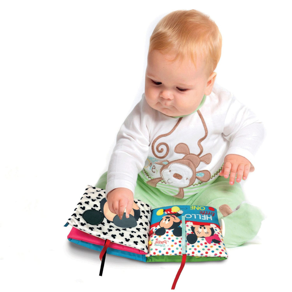 М'яка іграшка-книга Clementoni Soft Book, серія Disney Baby (17721)