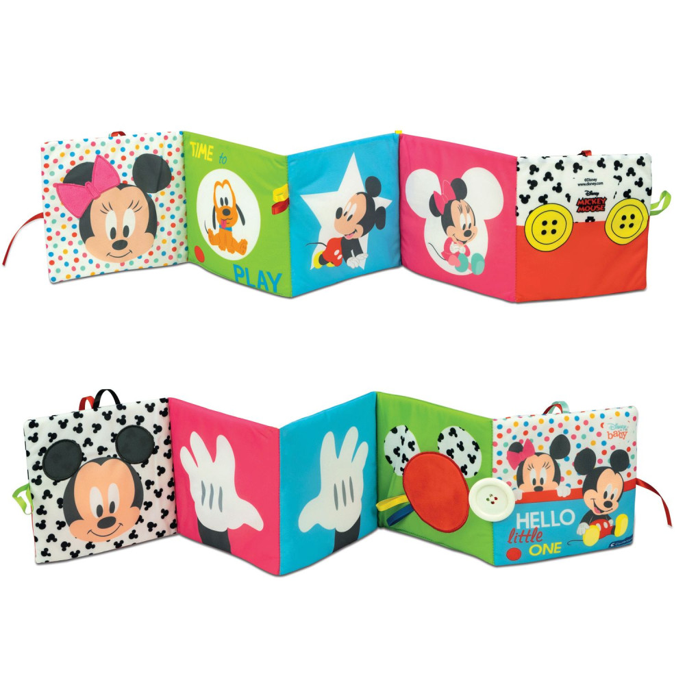 М'яка іграшка-книга Clementoni Soft Book, серія Disney Baby (17721)