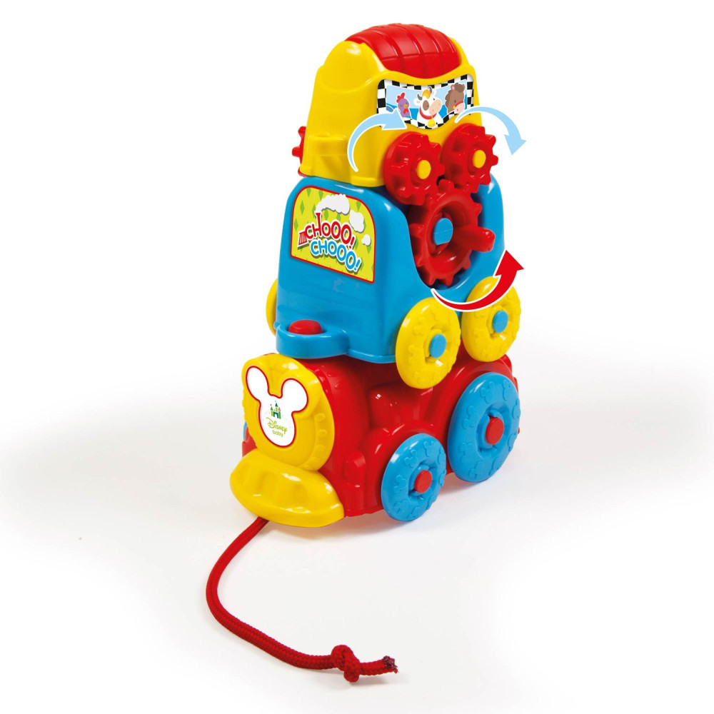 Игрушка-каталка развивающая Clementoni Activity Train, серия Disney Baby (17168)
