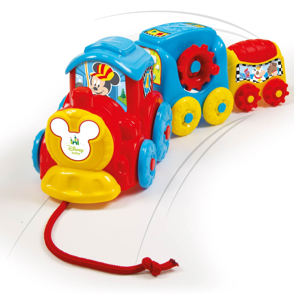 Игрушка-каталка развивающая Clementoni Activity Train, серия Disney Baby (17168)