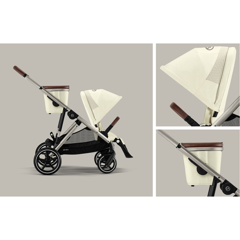 Прогулочная коляска Cybex Gazelle S 2023 TPE Seashell Beige