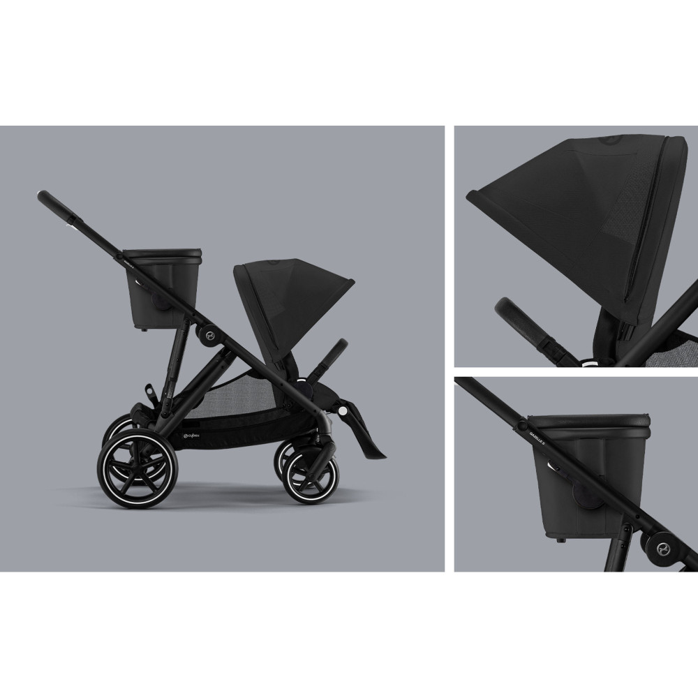 Прогулочная коляска Cybex Gazelle S Moon Black Прогулочная коляска Cybex Gazelle S Moon Black