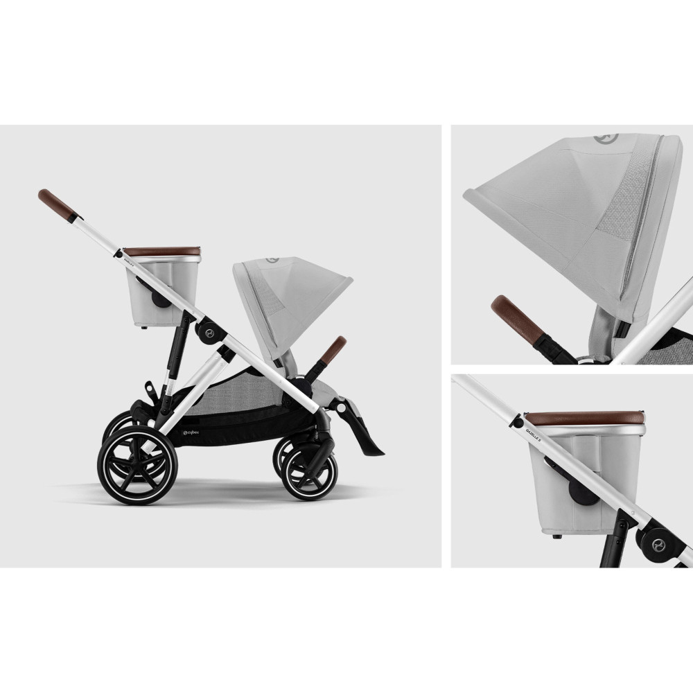 Прогулянкова коляска Cybex Gazelle S 2023 SLV Lava Grey