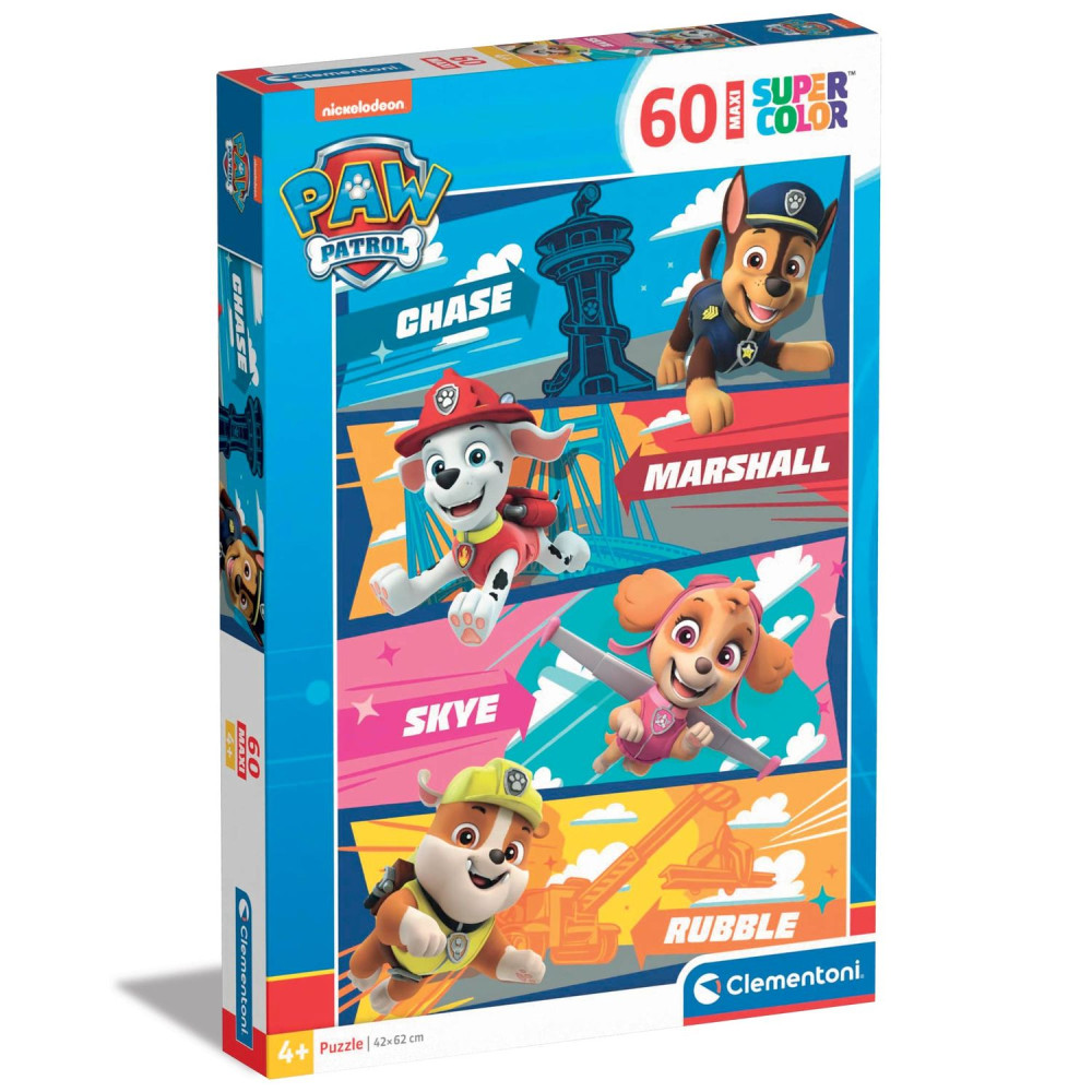 Пазл Clementoni Paw Patrol, серия MAXI, 60 элементов (26592)