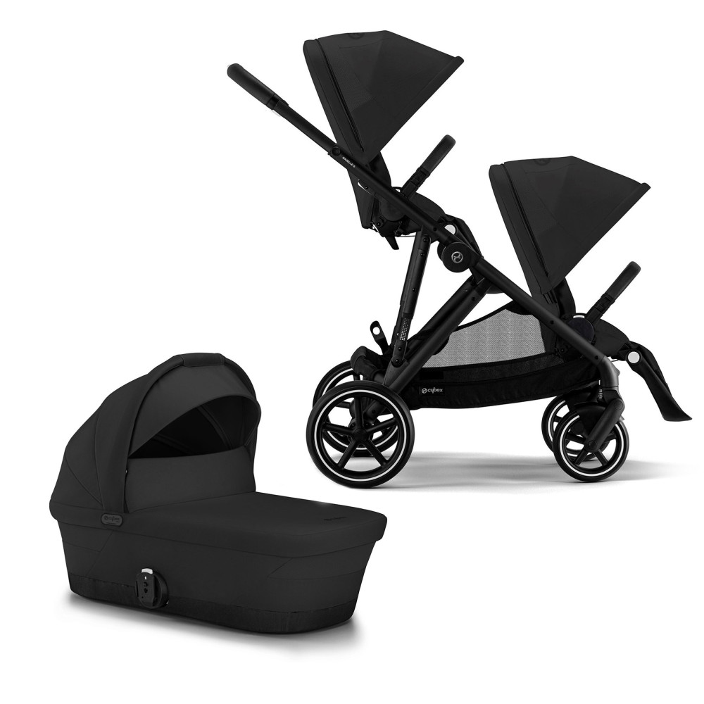 Дитяча коляска для погодок Cybex Gazelle S 2023 Moon Black