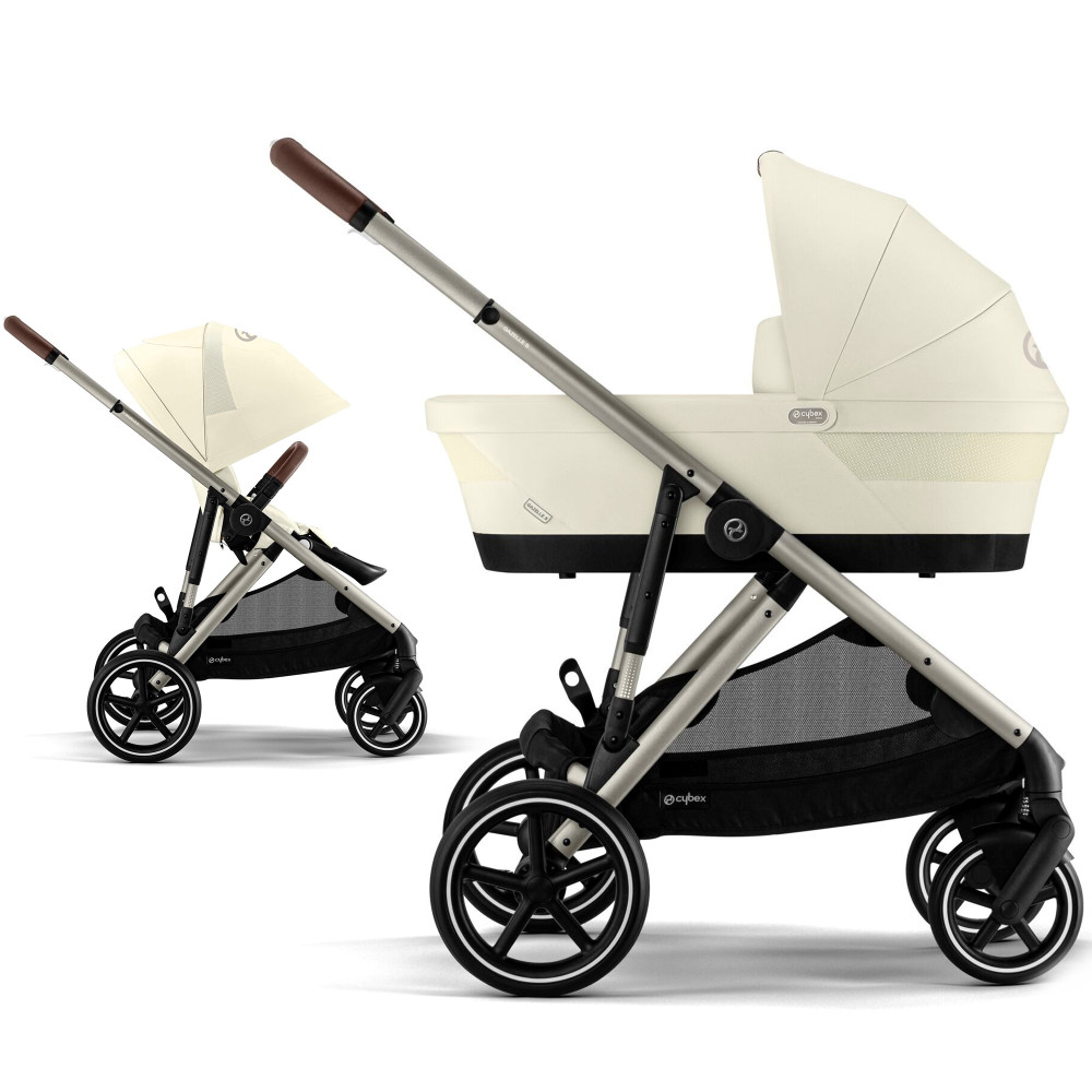 Коляска 2 в 1 для одного ребенка Cybex Gazelle S 2023 TPE Seashell Beige