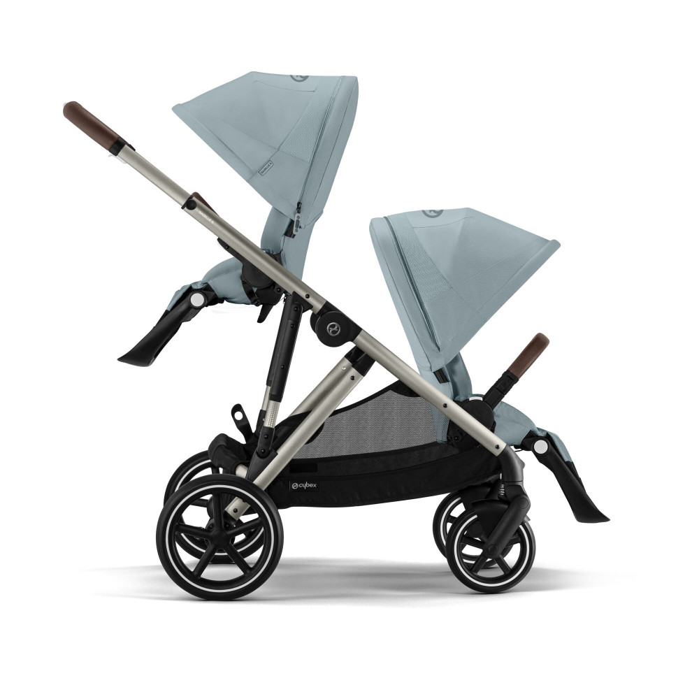 Дитяча коляска для погодок Cybex Gazelle S 2023 TPE Sky Blue Дитяча коляска для погодок Cybex Gazelle S 2023 TPE Sky Blue