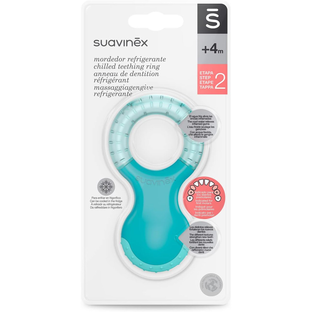 Прорезыватель Suavinex охлаждающий, бирюзовый (400268/6)