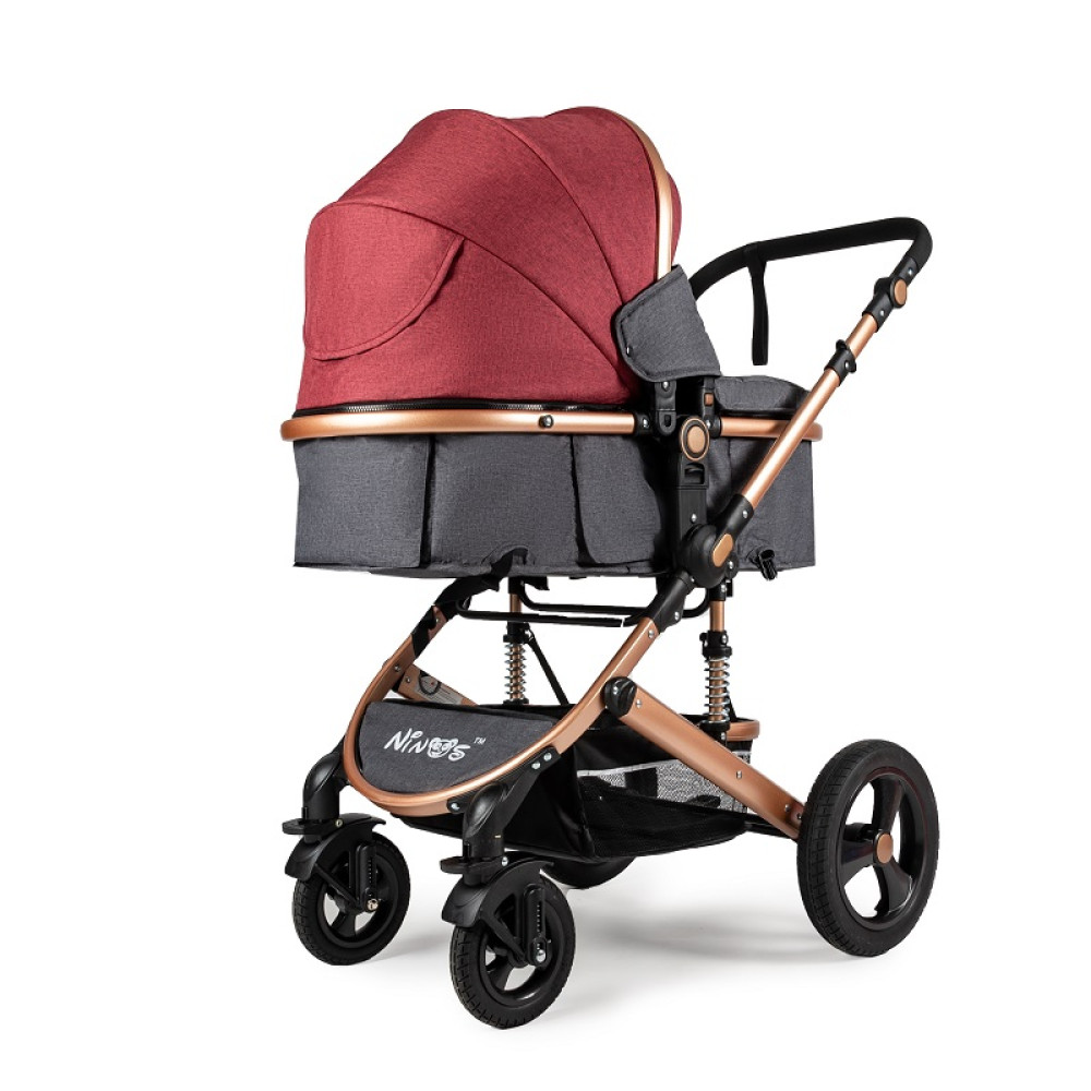 Коляска 2 в 1 Ninos Brava New Red (NB2021NEWRG)