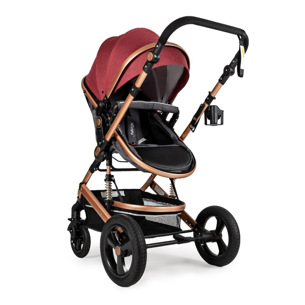 Коляска 2 в 1 Ninos Brava New Red (NB2021NEWRG)