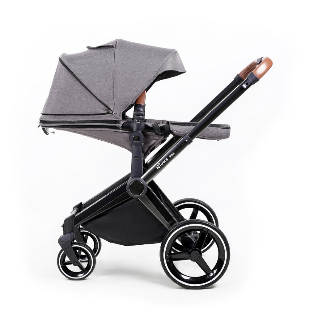 Коляска 2 в 1 Ninos Alba Melange Grey (NA2018MG)