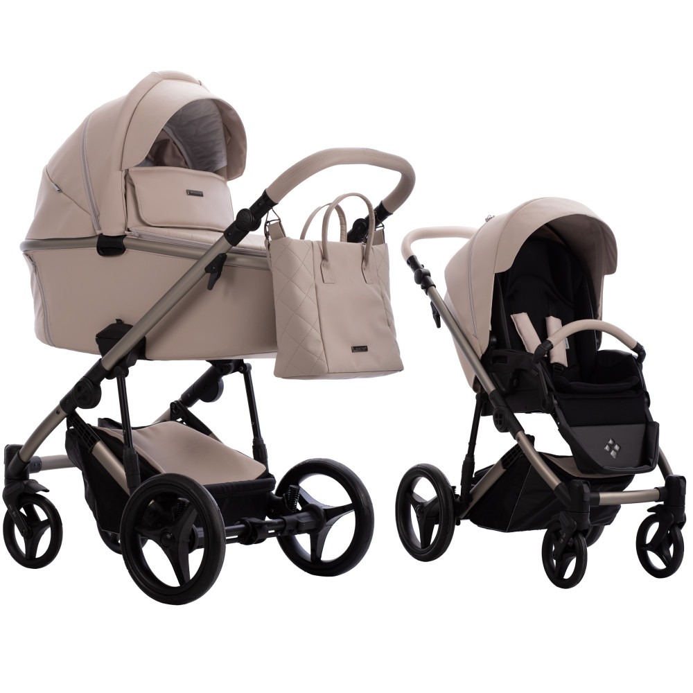 Коляска 2 в 1 Bebetto Loren Premium Class Sand 01