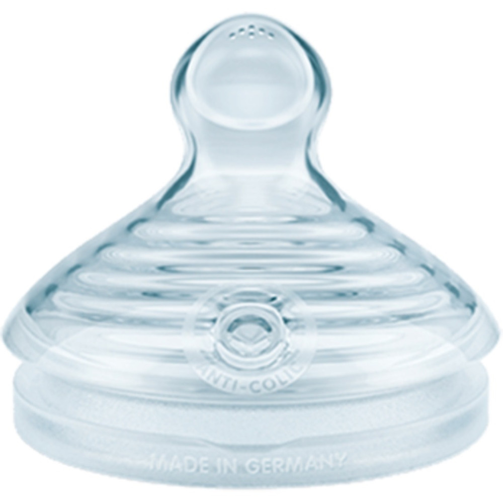 Соска силиконовая Nuk Nature Sense, отверстие L, размер 2, 2 шт (10125026)
