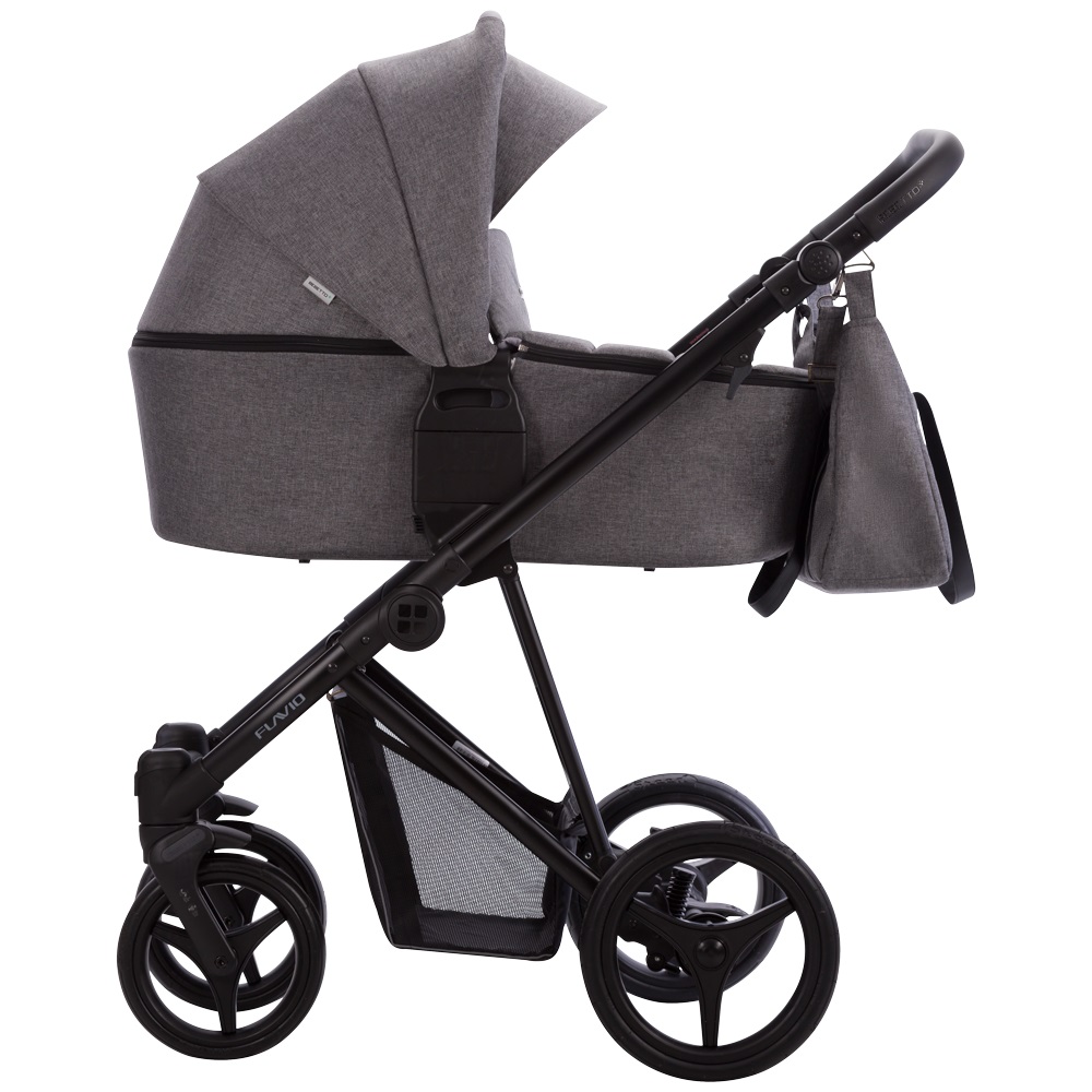 Коляска 2 в 1 Bebetto Flavio 11 сірий льон