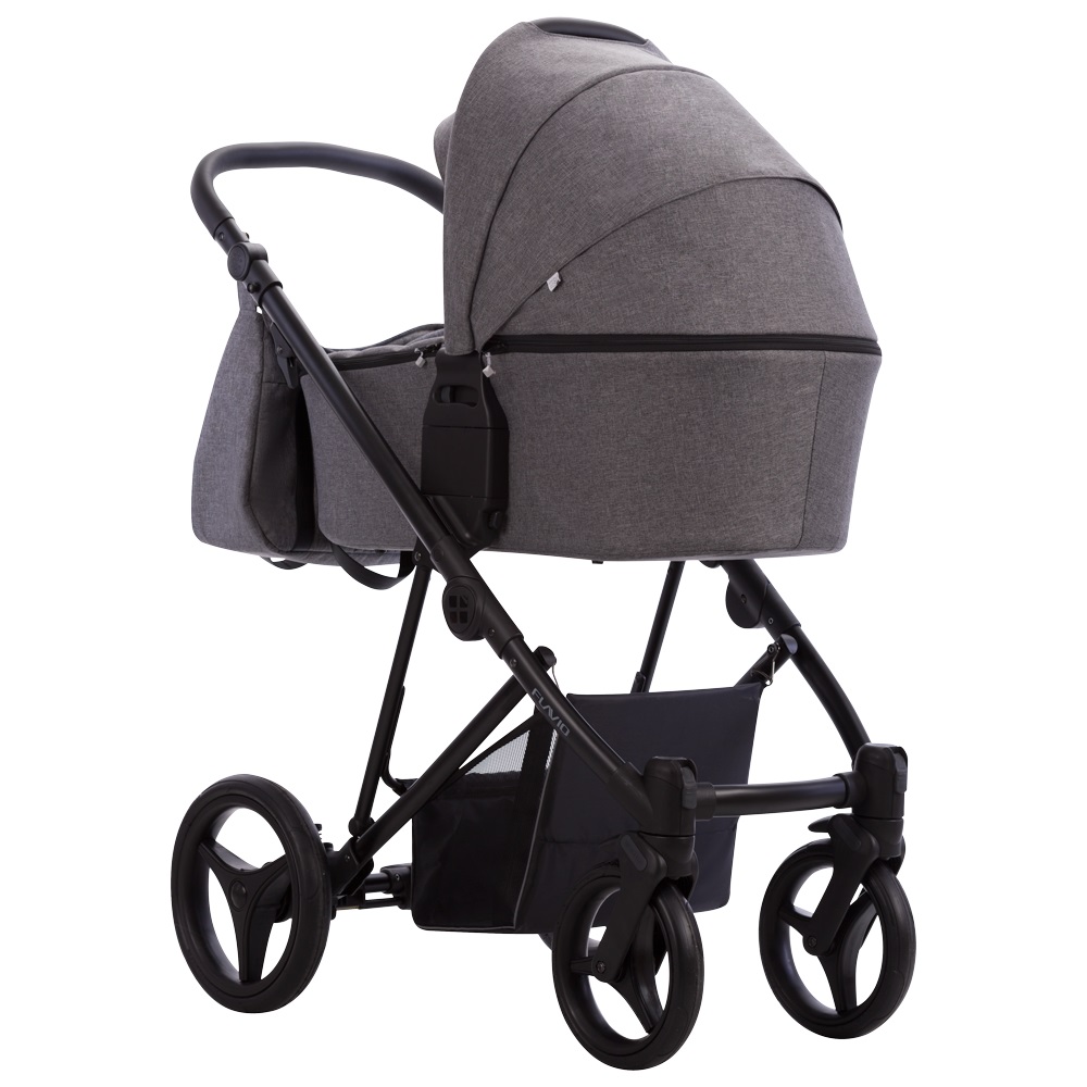 Коляска 2 в 1 Bebetto Flavio 11 сірий льон