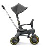 Doona Liki Trike S1 - складной детский трехколесный велосипед с родительской ручкой 5в1 (от 10 месяцев до 3 лет) • Grey Hound