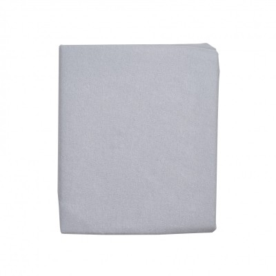 Дитяче простирадло на резинці Twins Soft Organic (фланель преміум) 120x60, сірий (6030-TSO-10)