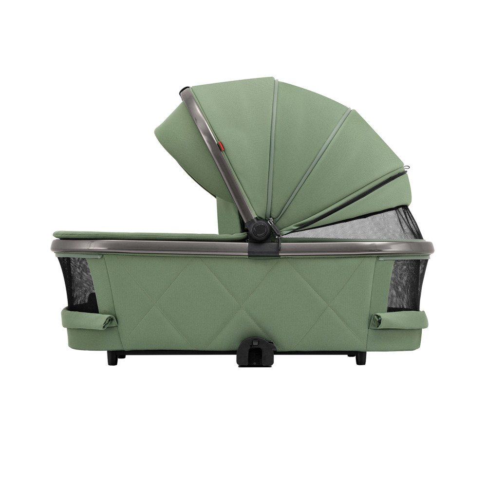 Carrello Omega CRL-6530/1 - детская коляска 2 в 1, всесезонная коляска с фонариком LED • Perfect Green