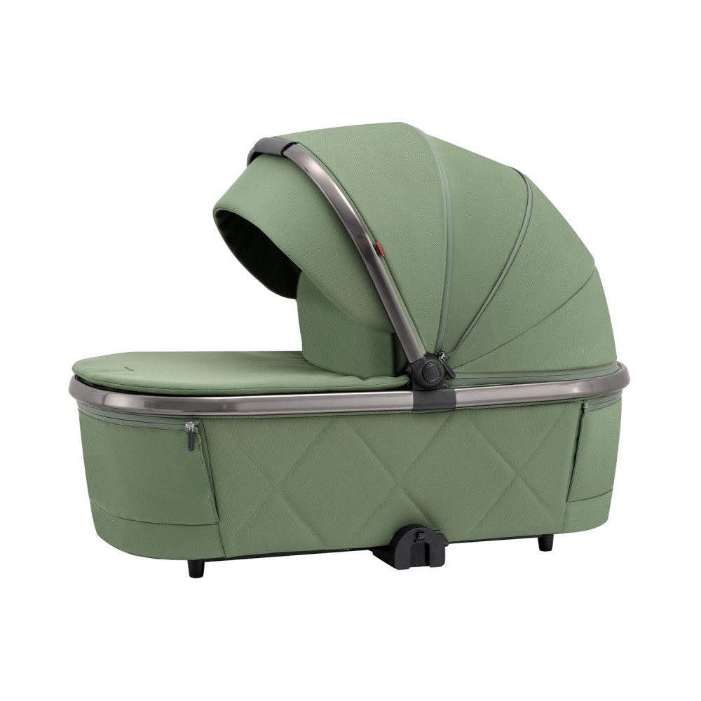 Carrello Omega CRL-6530/1 - детская коляска 2 в 1, всесезонная коляска с фонариком LED • Perfect Green