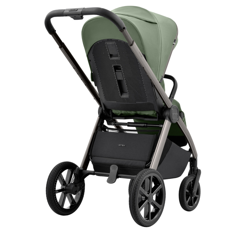 Carrello Omega CRL-6530/1 - детская коляска 2 в 1, всесезонная коляска с фонариком LED • Perfect Green