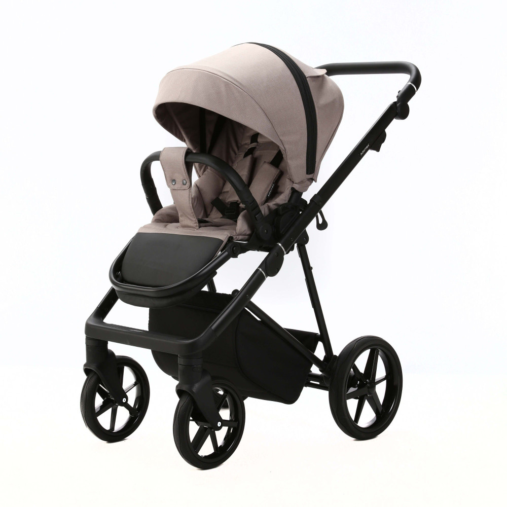 Коляска 2 в 1 Adamex Vasco TK-72 бежевая ткань (VTK720003)