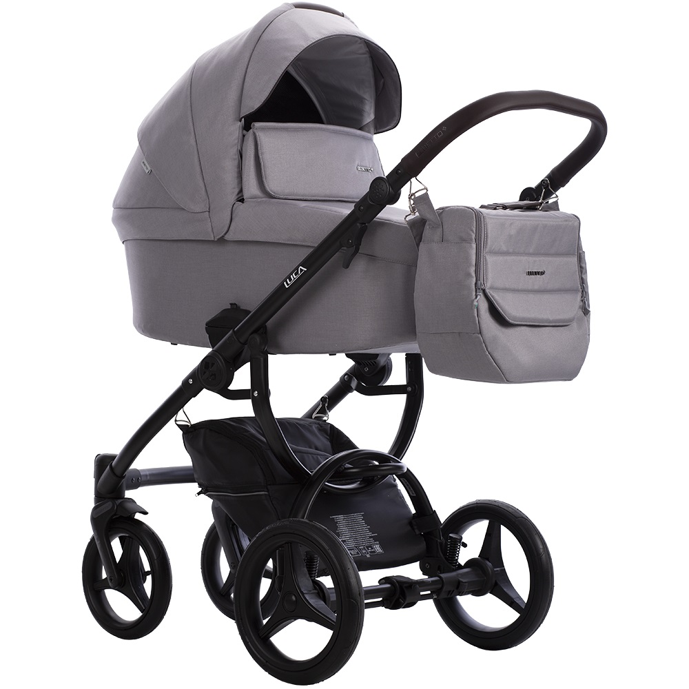 Коляска 2 в 1 Bebetto Luca 35 light-grey