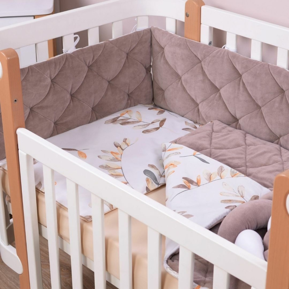 Постельный комплект Baby Veres Velour Mokko leaves (5 элементов) (218.09)