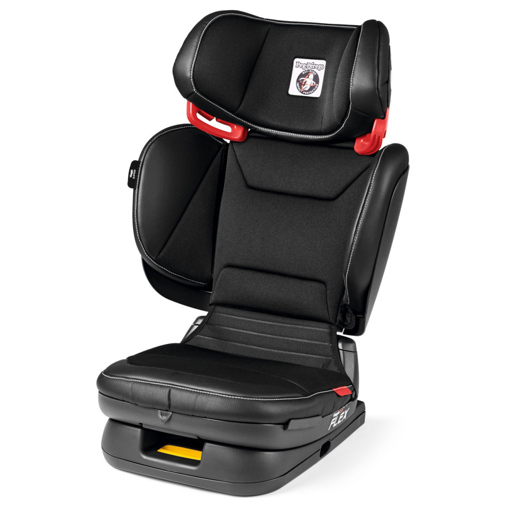 Peg Perego Viaggio 2-3 Flex - детское автокресло (от 3 до 12 лет / от 15 до 36 кг), складное автокресло, регулировка спинки и подголовника • Licorice (Black)