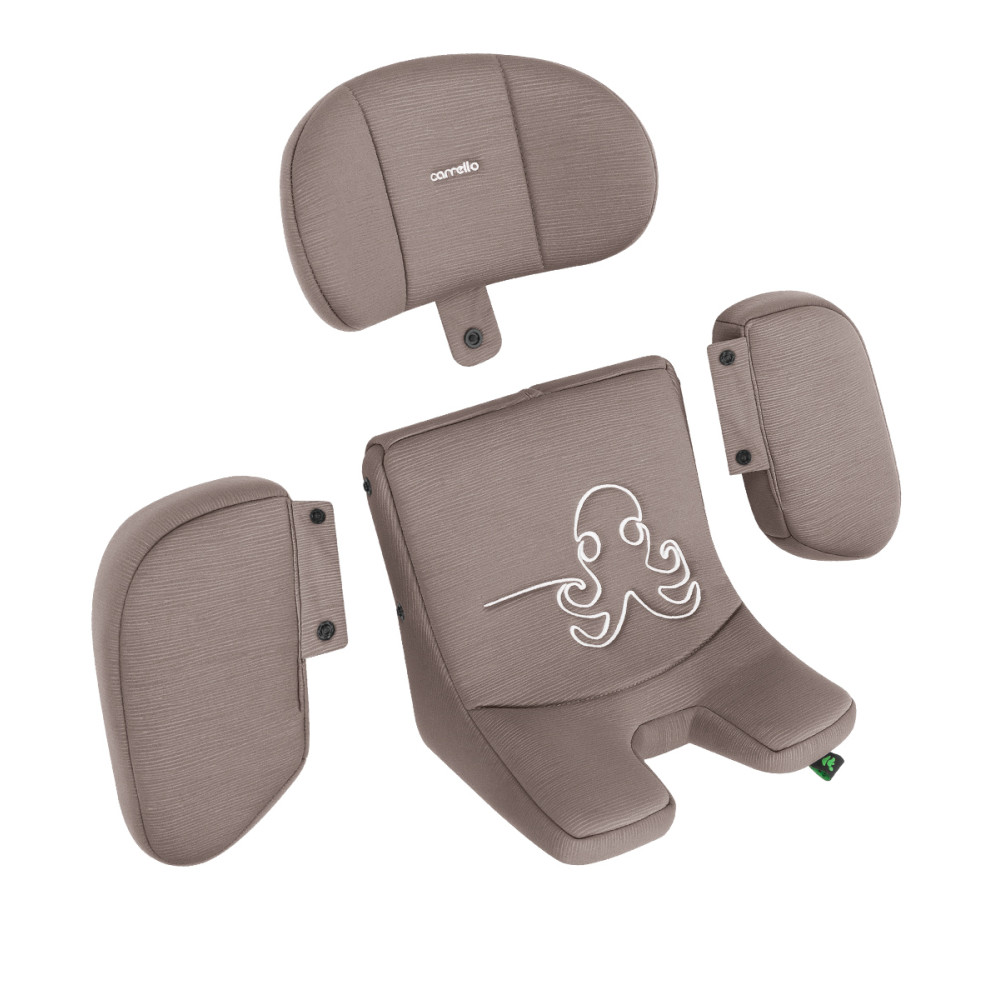 Carrello Octopus CRL-16002 - дитяче автокрісло i-Size (0 – 12 років / 40 – 150 см) з функцією повороту 360 по ходу та проти напрямку руху, кріплення Isofix • Sandstone Beige