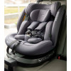 Carrello Octopus CRL-16002 - детское автокресло i-Size (0 – 12 лет / 40 – 150 см) с функцией поворота 360 по ходу и против направления движения, крепление Isofix • Seashell Grey