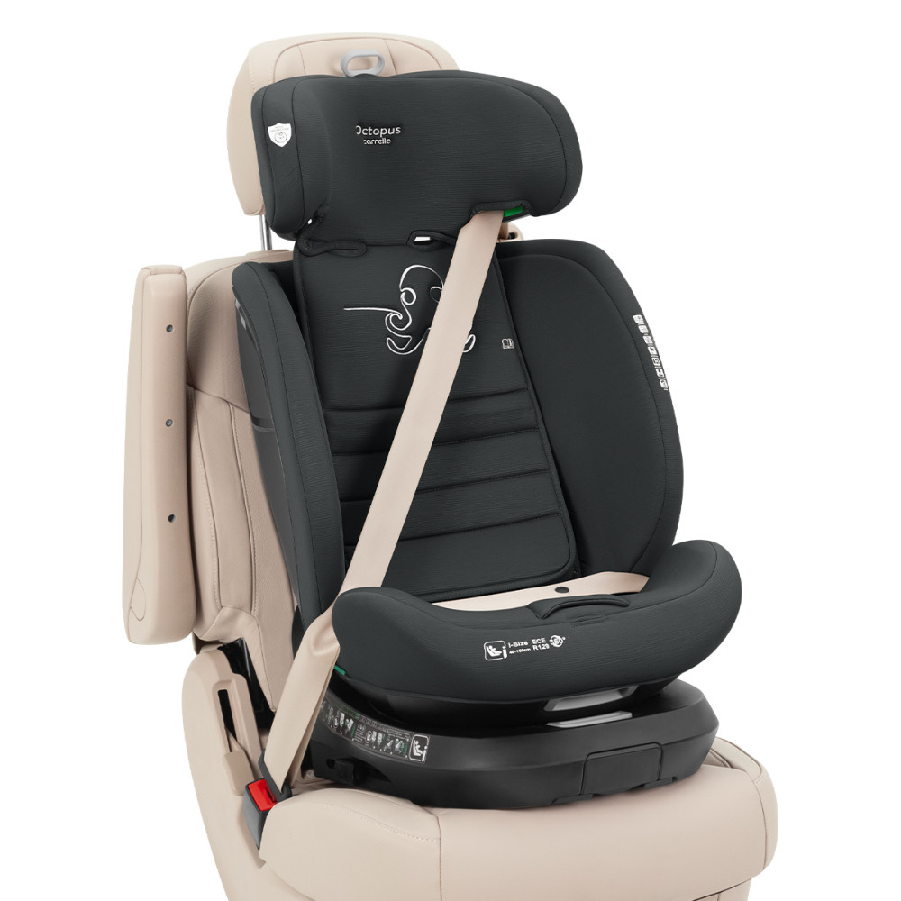 Carrello Octopus CRL-16002 - детское автокресло i-Size (0 – 12 лет / 40 – 150 см) с функцией поворота 360 по ходу и против направления движения, крепление Isofix • Midnight Black Carrello Octopus CRL-16002 - детское автокресло i-Size (0 – 12 лет / 40 – 150 см) с функцией поворота 360 по ходу и против направления движения, крепление Isofix • Midnight Black