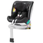 Carrello Revolt CRL-15805 - детское автокресло i-Size (0 – 12 лет / 40 – 150 см) с функцией поворота 360 по ходу и против направления движения, крепление Isofix • Space Black