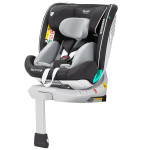 Carrello Revolt CRL-15805 - детское автокресло i-Size (0 – 12 лет / 40 – 150 см) с функцией поворота 360 по ходу и против направления движения, крепление Isofix • Sky Grey