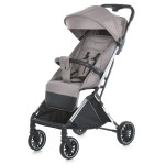 El Camino Link ME 1129 - легка прогулянкова коляска з автоматичним складанням • Beige Striped El Camino Link ME 1129 - легка прогулянкова коляска з автоматичним складанням • Beige Striped