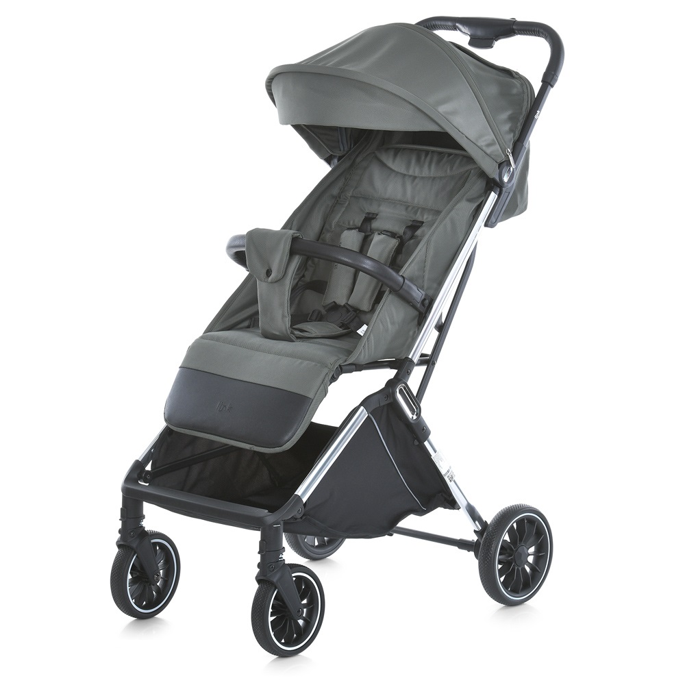 El Camino Link ME 1129 - легка прогулянкова коляска з автоматичним складанням • Moss Striped