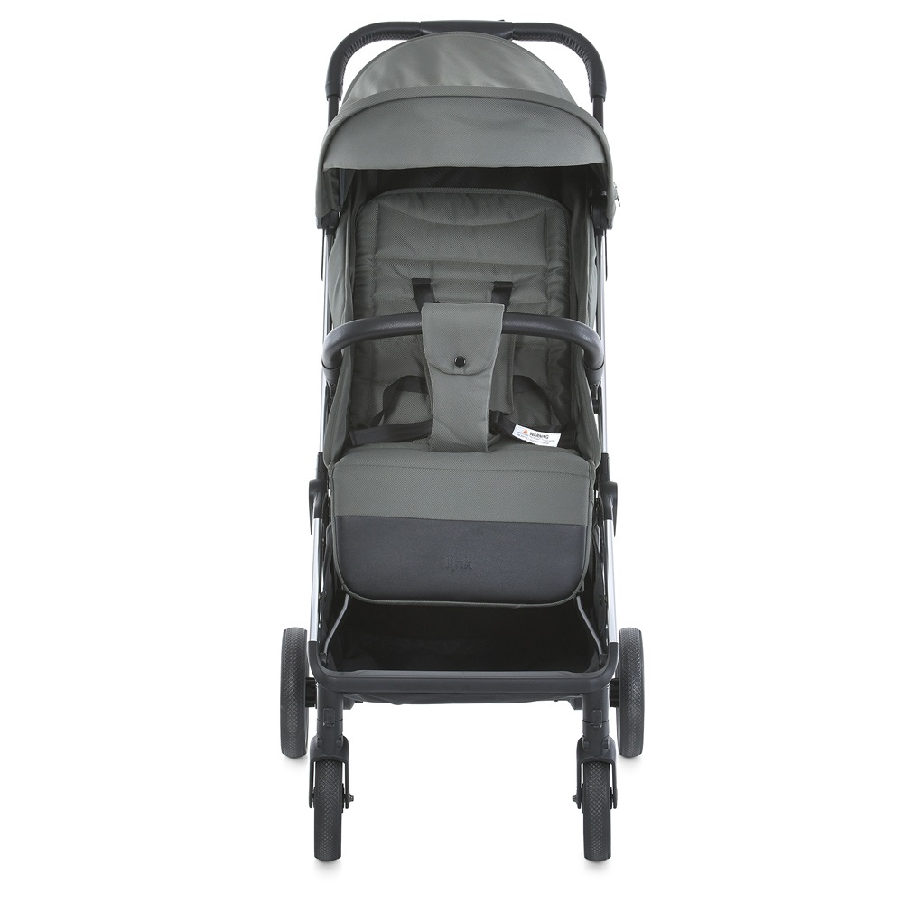 El Camino Link ME 1129 - легка прогулянкова коляска з автоматичним складанням • Moss Striped El Camino Link ME 1129 - легка прогулянкова коляска з автоматичним складанням • Moss Striped