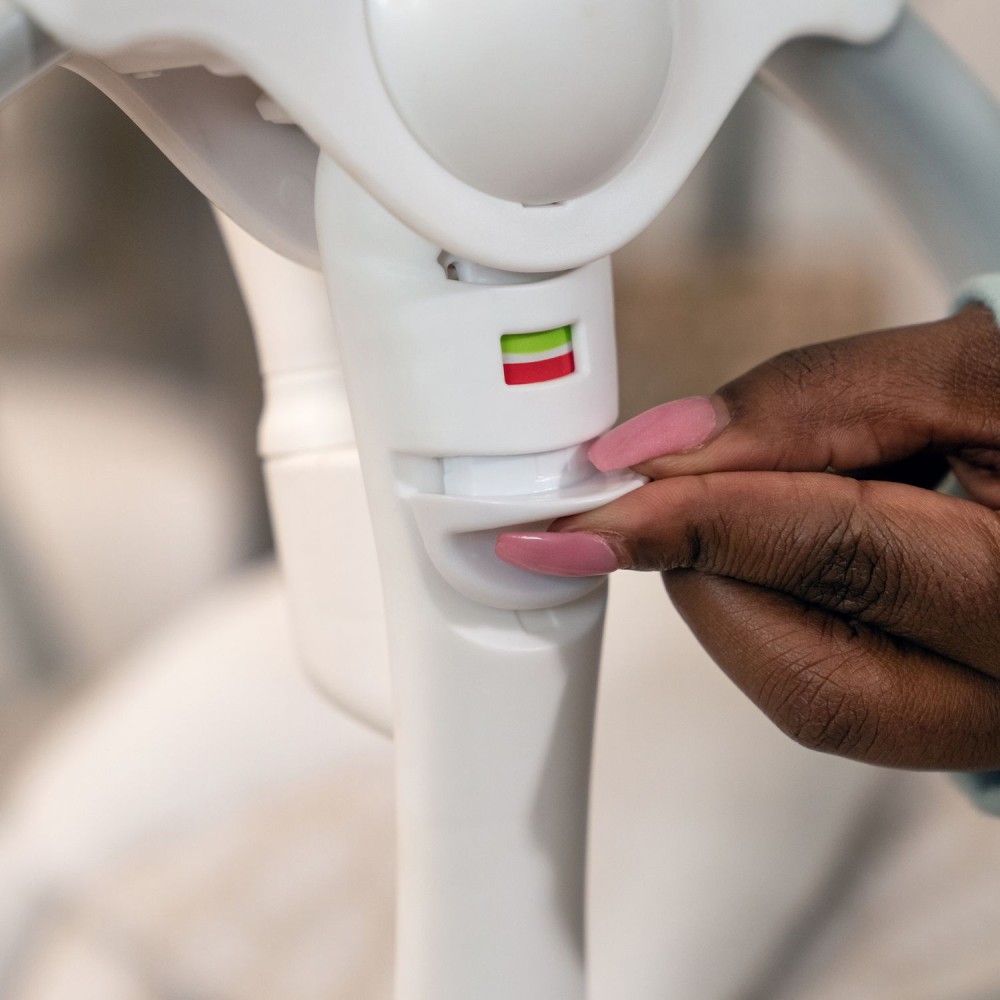 Ingenuity ConvertMe-Wynn - портативне крісло-гойдалка з 5-ма швидкостями хитання, режимом вібрації та мелодіями • Бежевий (16697)