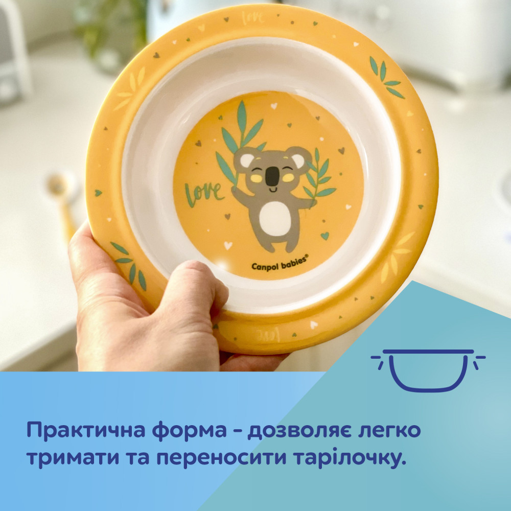 Тарелка мелониновая на присоске Canpol babies Exotic animal, birusa (4/519 tur) Тарелка мелониновая на присоске Canpol babies Exotic animal, birusa (4/519 tur)