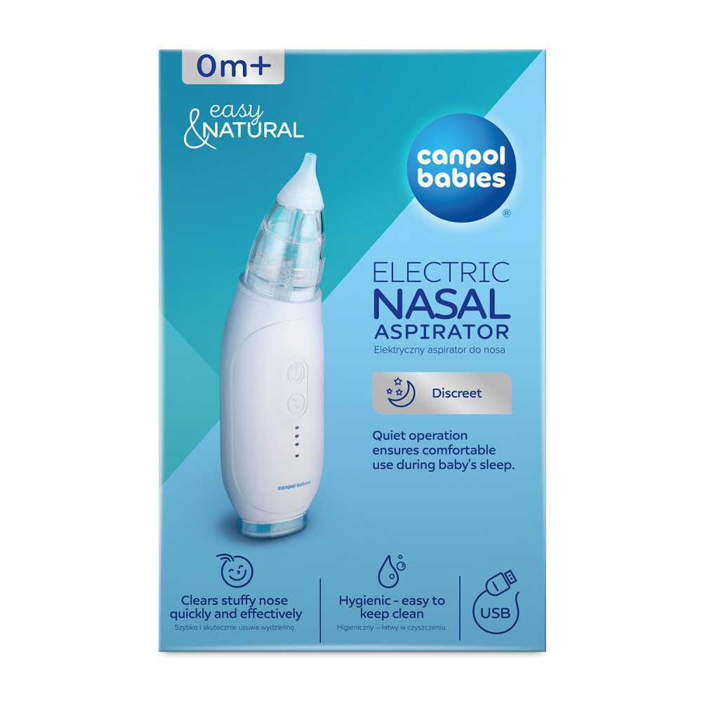 Аспиратор для носа электрический Canpol babies Easy Natural (9/319) Аспиратор для носа электрический Canpol babies Easy Natural (9/319)