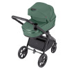 Carrello Omega Plus CRL-6540 - дитяча коляска 2 в 1, всесезонний візочок з ліхтариком LED • Nova Green