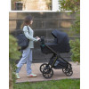 Carrello Omega Plus CRL-6540 - дитяча коляска 2 в 1, всесезонний візочок з ліхтариком LED • Nova Green