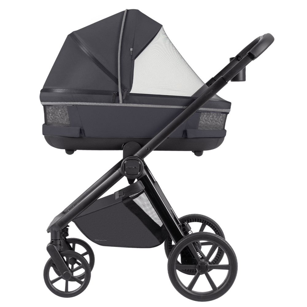 Carrello Omega Plus CRL-6540 - детская коляска 2 в 1, всесезонная коляска с фонариком LED • Meteor Grey