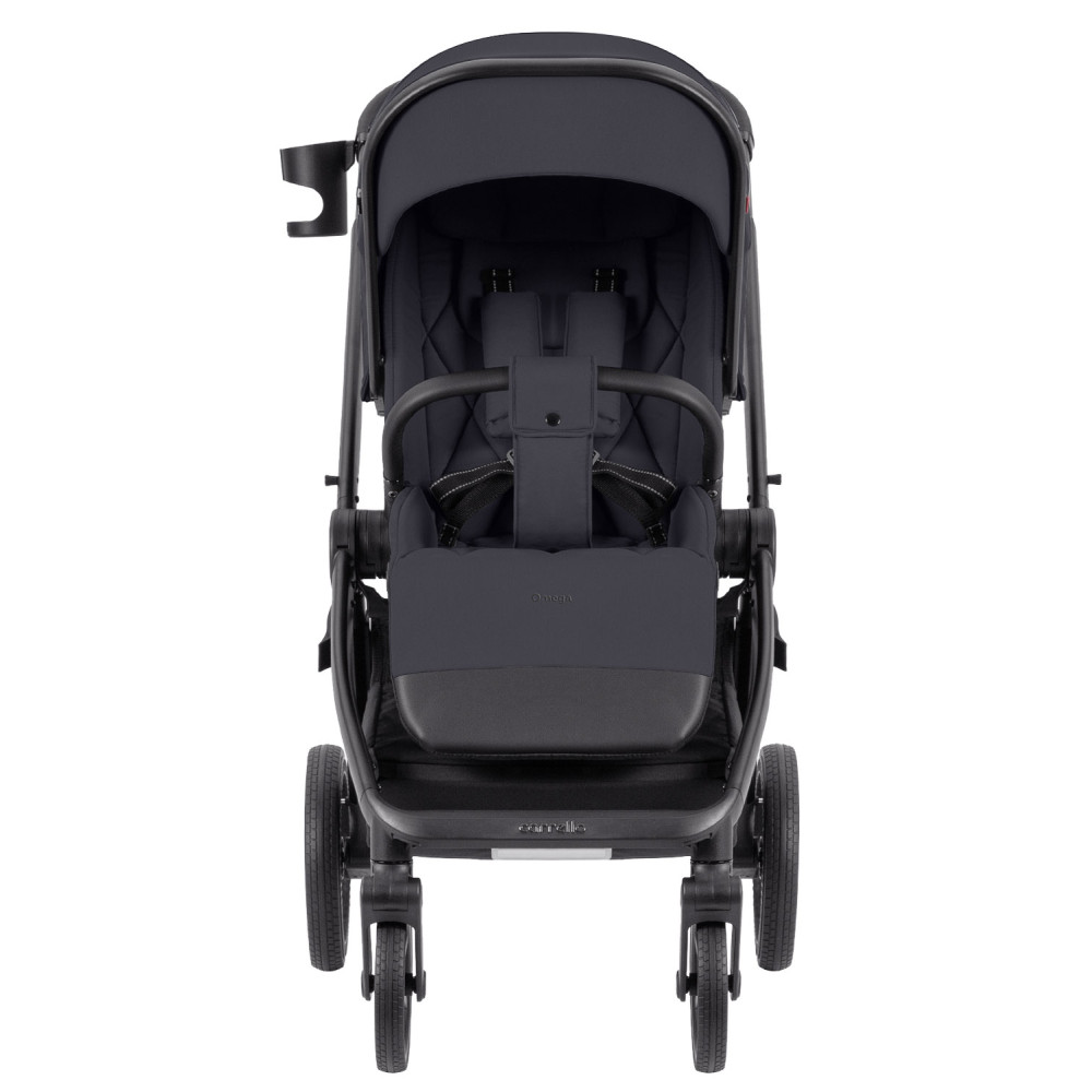 Carrello Omega Plus CRL-6540 - детская коляска 2 в 1, всесезонная коляска с фонариком LED • Meteor Grey
