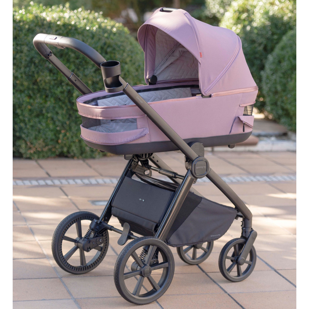 ALWEL　オルウェル ボリュームボンディングトレーナー ピンクベージュ Carrello Evo Vibrant Pink легкая прогулочная коляска для