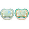 Пустышка Philips Avent Ultra-Air ночная 0-6 мес (SCF376/18)