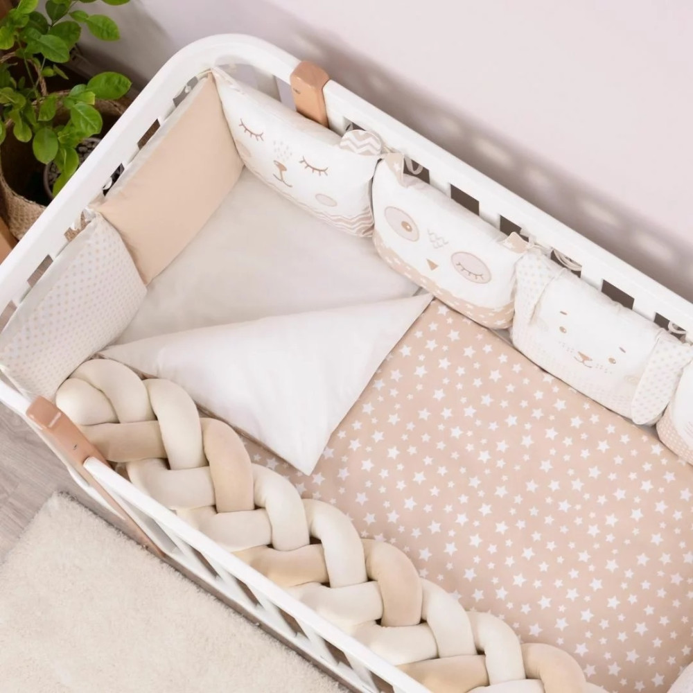 Постельный комплект Baby Veres Cuties collection Smiling animals beige, 6 эл. (216.06.110*90)
