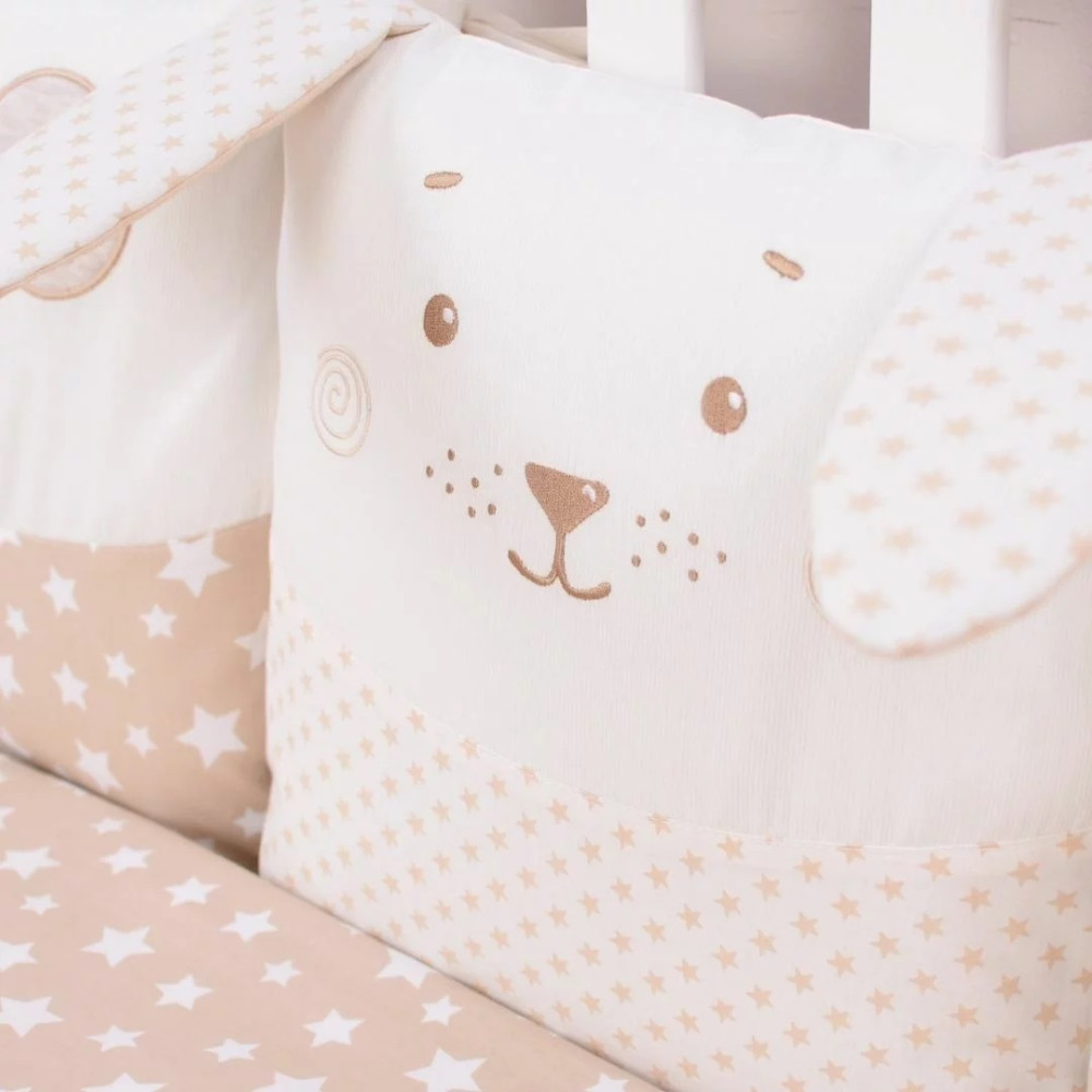 Постельный комплект Baby Veres Cuties collection Smiling animals beige, 6 эл. (216.06.110*90)