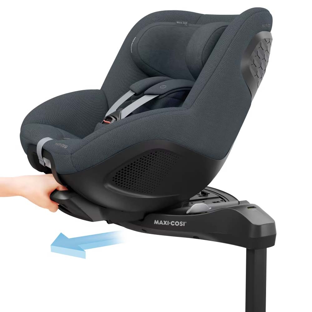 Maxi-Cosi Mica 360 Pro i-Size - автокрісло для дітей (від 0 до 4 років / 40 - 105 см), кріплення ISOFIX (висувне, поворотне 360) • Authentic Graphite Maxi-Cosi Mica 360 Pro i-Size - автокрісло для дітей (від 0 до 4 років / 40 - 105 см), кріплення ISOFIX (висувне, поворотне 360) • Authentic Graphite