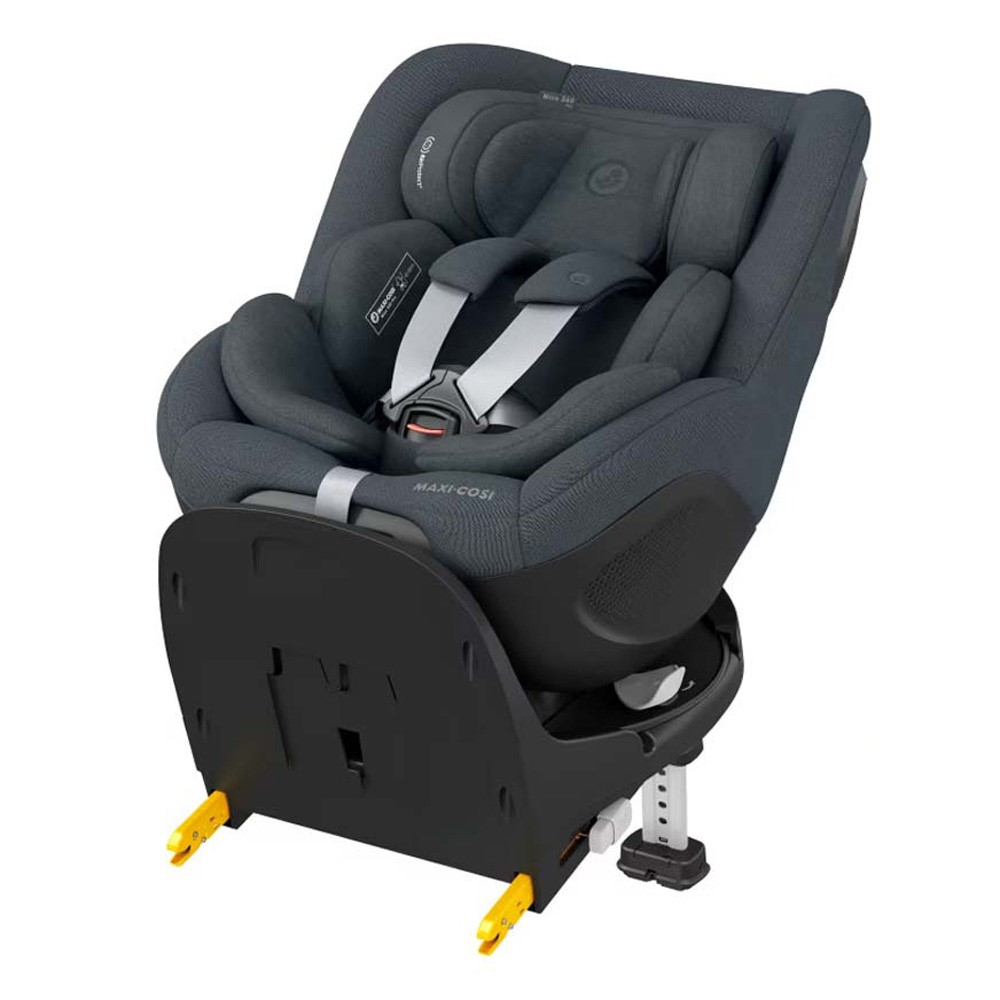 Maxi-Cosi Mica 360 Pro i-Size - автокрісло для дітей (від 0 до 4 років / 40 - 105 см), кріплення ISOFIX (висувне, поворотне 360) • Authentic Graphite